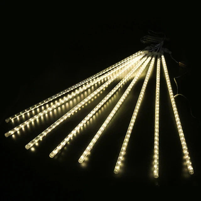 MeteorGlow LED Falling Star Outdoor Lights – 8 Weatherproof Tubes for Gardens, Patios, and Celebrations 5