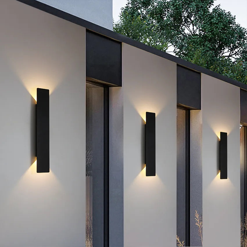 Waterproof Aluminum Outdoor Wall Light – Elegant Exterior Wall Sconce for Garden and Patio, Weatherproof Design, Easy Installation 0