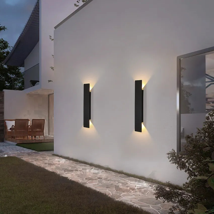 Waterproof Aluminum Outdoor Wall Light – Elegant Exterior Wall Sconce for Garden and Patio, Weatherproof Design, Easy Installation 1