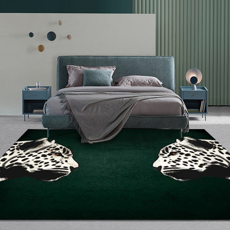 Wildlife Pattern Area Rug – Washable Polyester with Non-Slip Backing for Living Room and Bedroom Decor 1