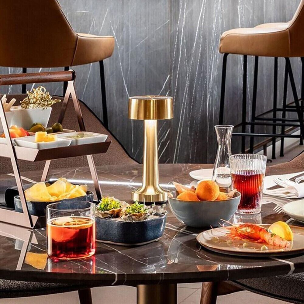 LED Table Lamp with Metal Modern Design