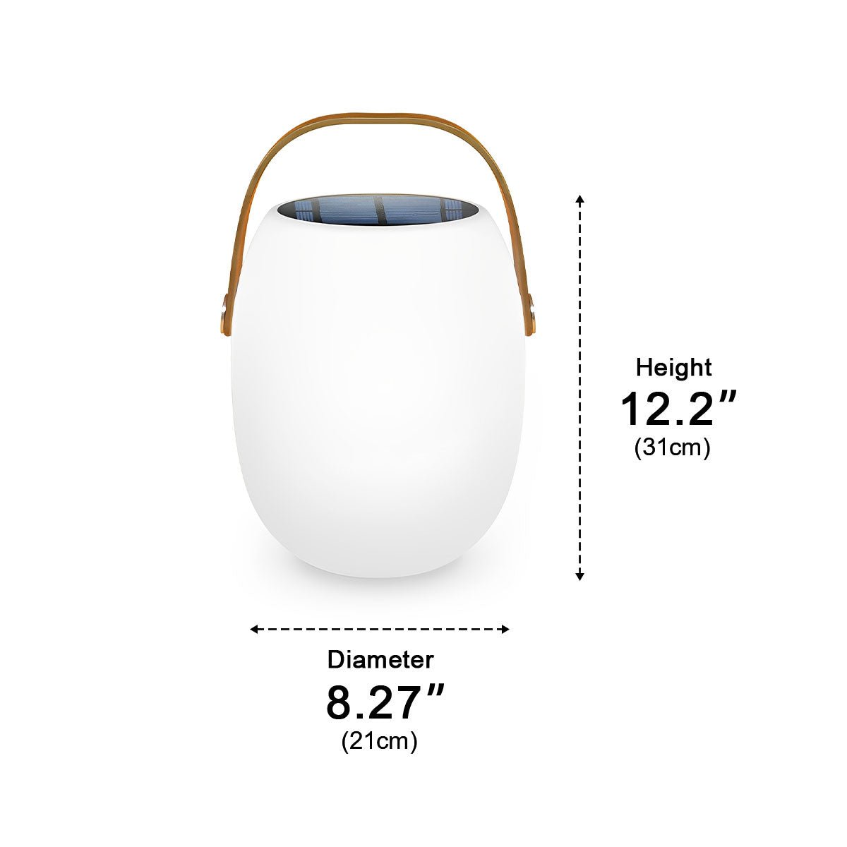 Waterproof Solar Outdoor LED Hanging Lantern Lights