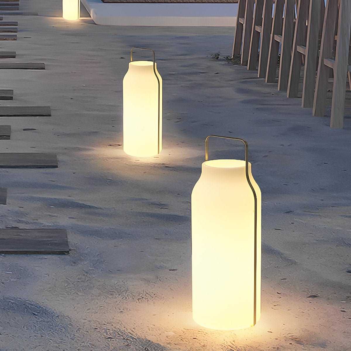 Waterproof Vase Shape LED Outdoor Floor Lamp