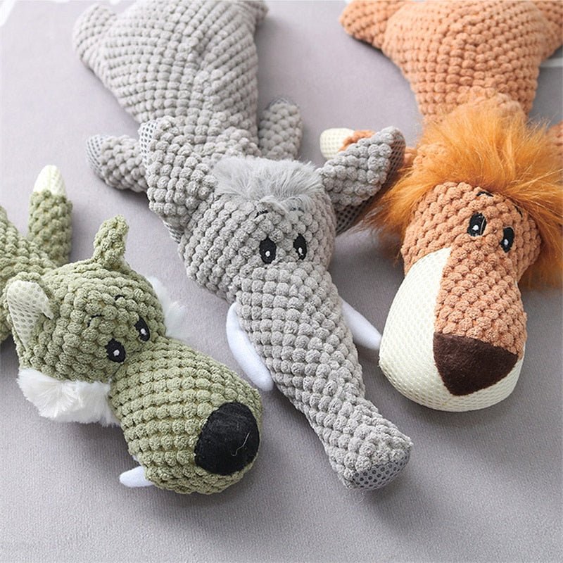 Dog Chew Toy Plush Animal Design