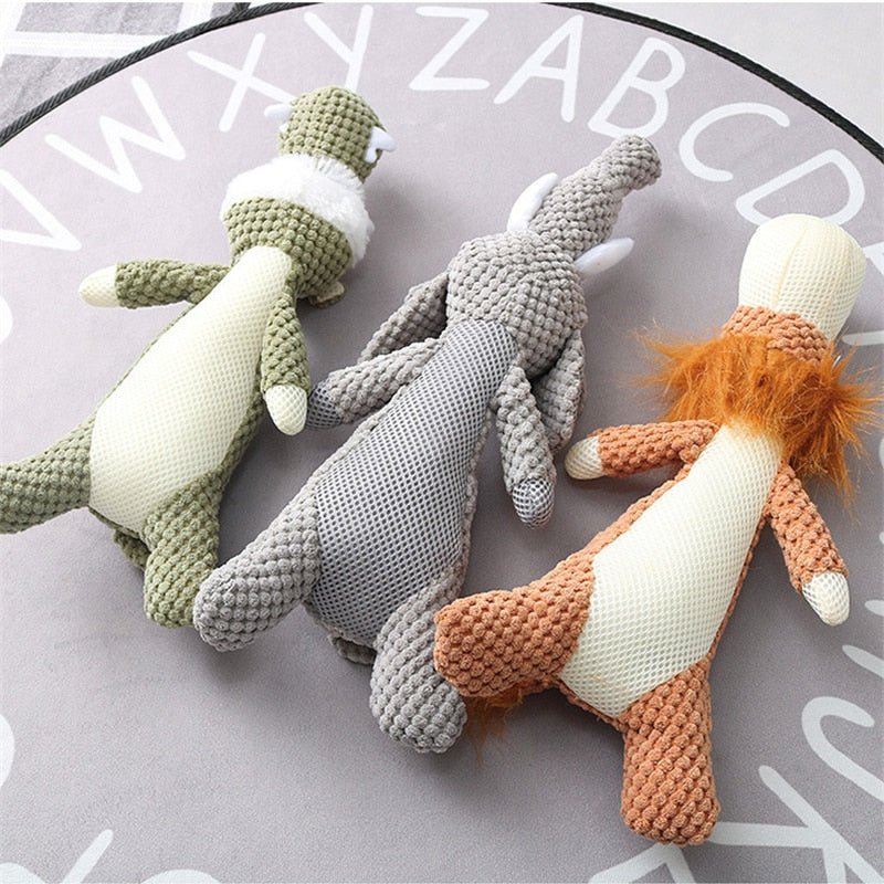 Dog Chew Toy Plush Animal Design