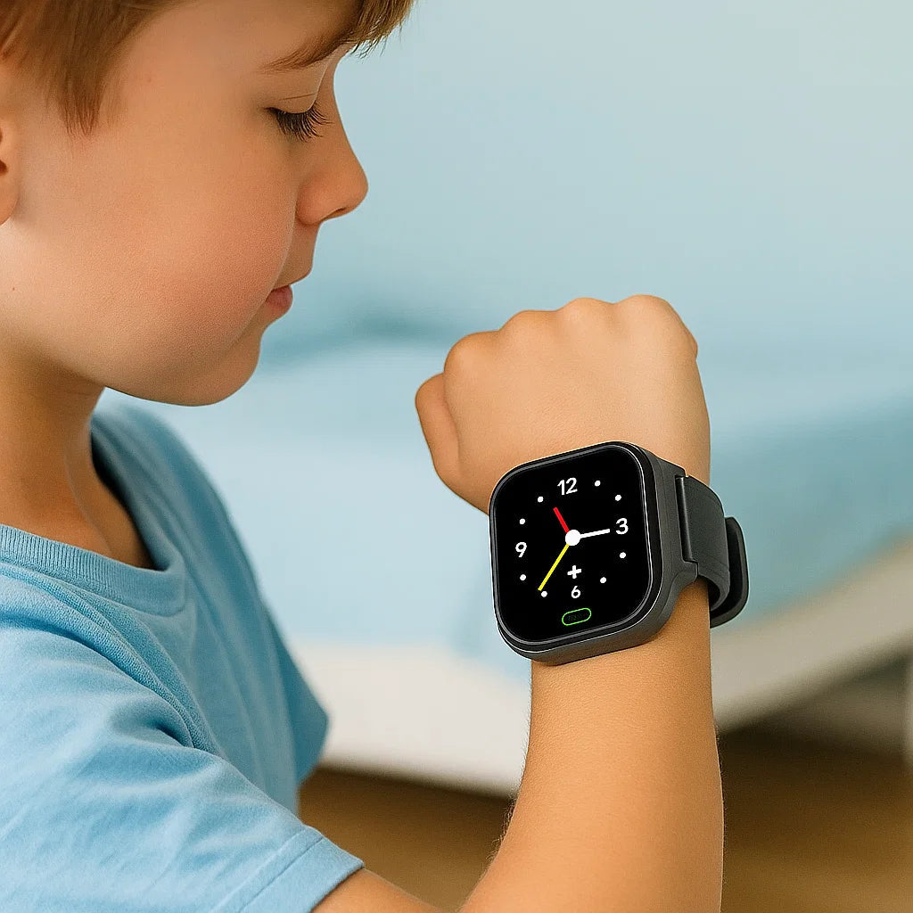 Kids GPS Tracking Smart Watch with SOS Alerts, Two-Way Calling, Durable Water-Resistant Design, Adjustable Silicone Band 1