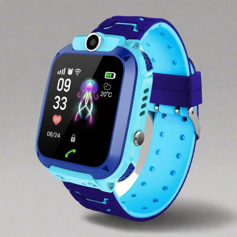 Kids GPS Waterproof Smartwatch with SOS Function and Real-Time Tracking – Durable IP67 Touchscreen for Safety and Fun 1