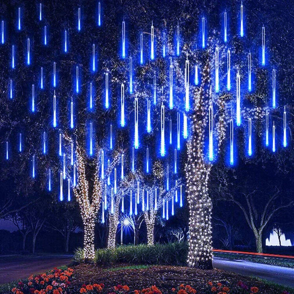 MeteorGlow LED Falling Star Outdoor Lights – 8 Weatherproof Tubes for Gardens, Patios, and Celebrations 2