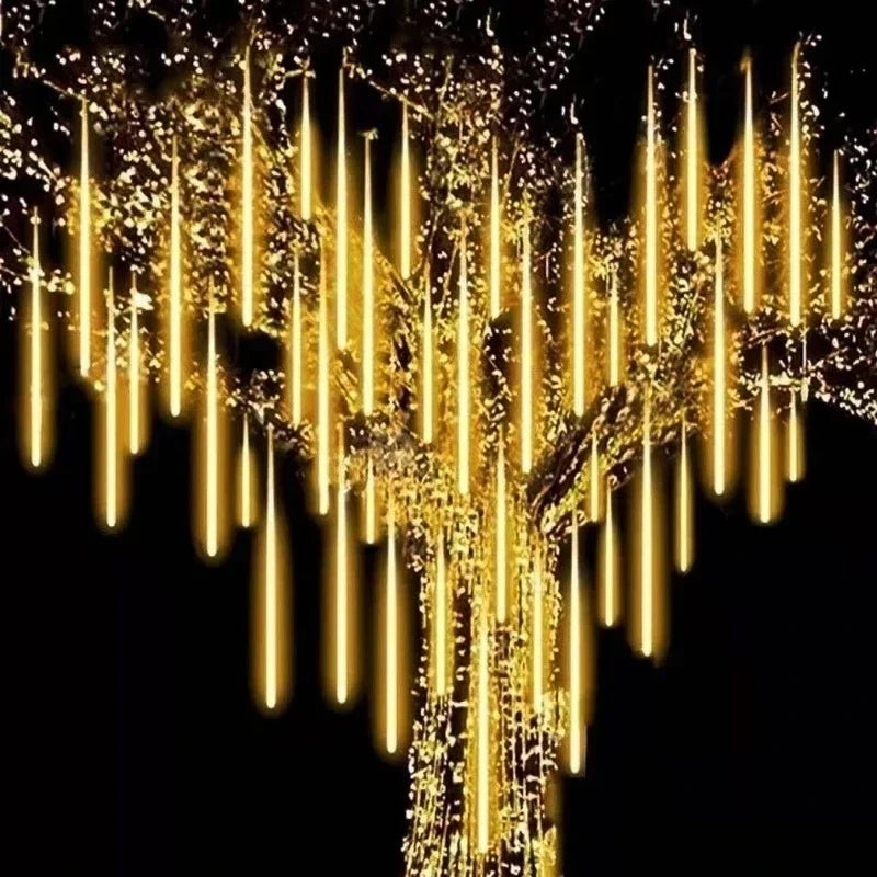 MeteorGlow LED Falling Star Outdoor Lights – 8 Weatherproof Tubes for Gardens, Patios, and Celebrations 3