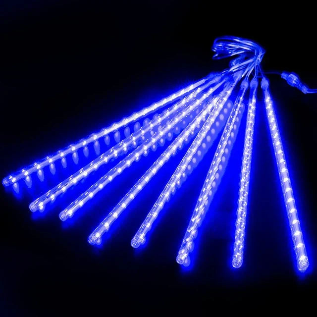 MeteorGlow LED Falling Star Outdoor Lights – 8 Weatherproof Tubes for Gardens, Patios, and Celebrations 6