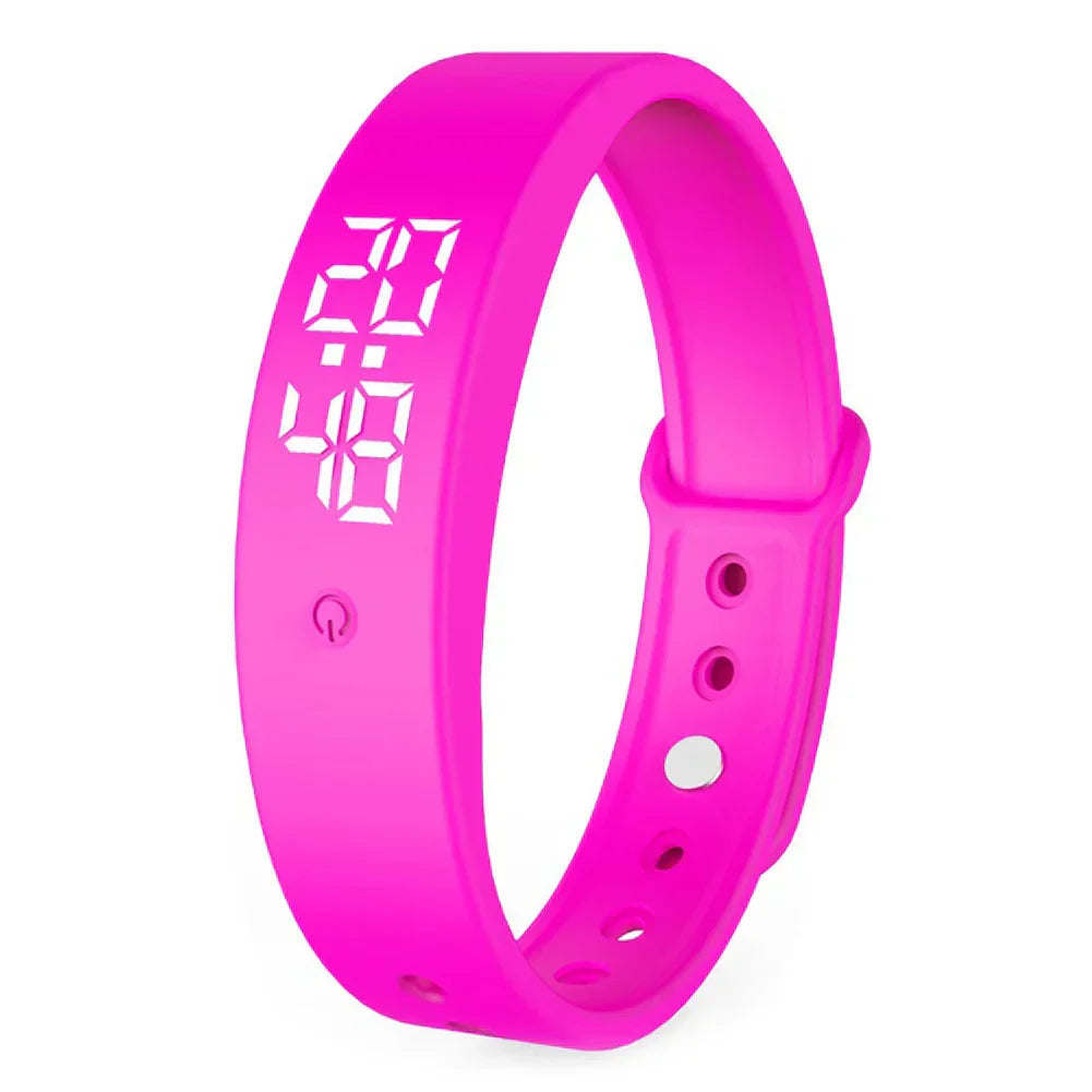 Waterproof Fitness Smartwatch with Vibration Alerts – Digital Display and Silicone Strap for Daily Tracking 3