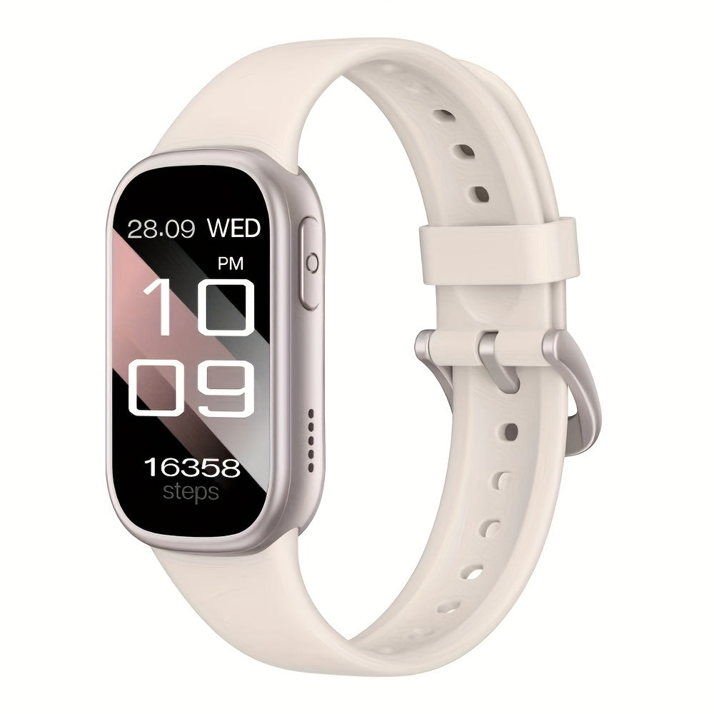 Waterproof Fitness Tracker Smart Watch with IP68 Rating, 7-Day Battery Life, and Silicone Strap for Active Lifestyles 0