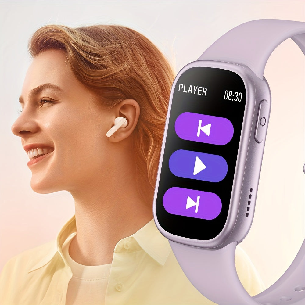 Waterproof Fitness Tracker Smart Watch with IP68 Rating, 7-Day Battery Life, and Silicone Strap for Active Lifestyles 4
