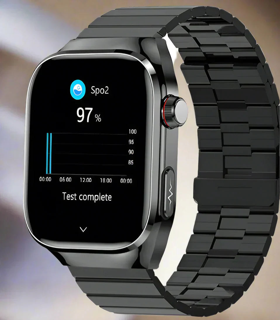 Waterproof Smartwatch with ECG Health Tracker and AMOLED Display – Real-Time Heart Rate and Multi-Health Monitoring 2