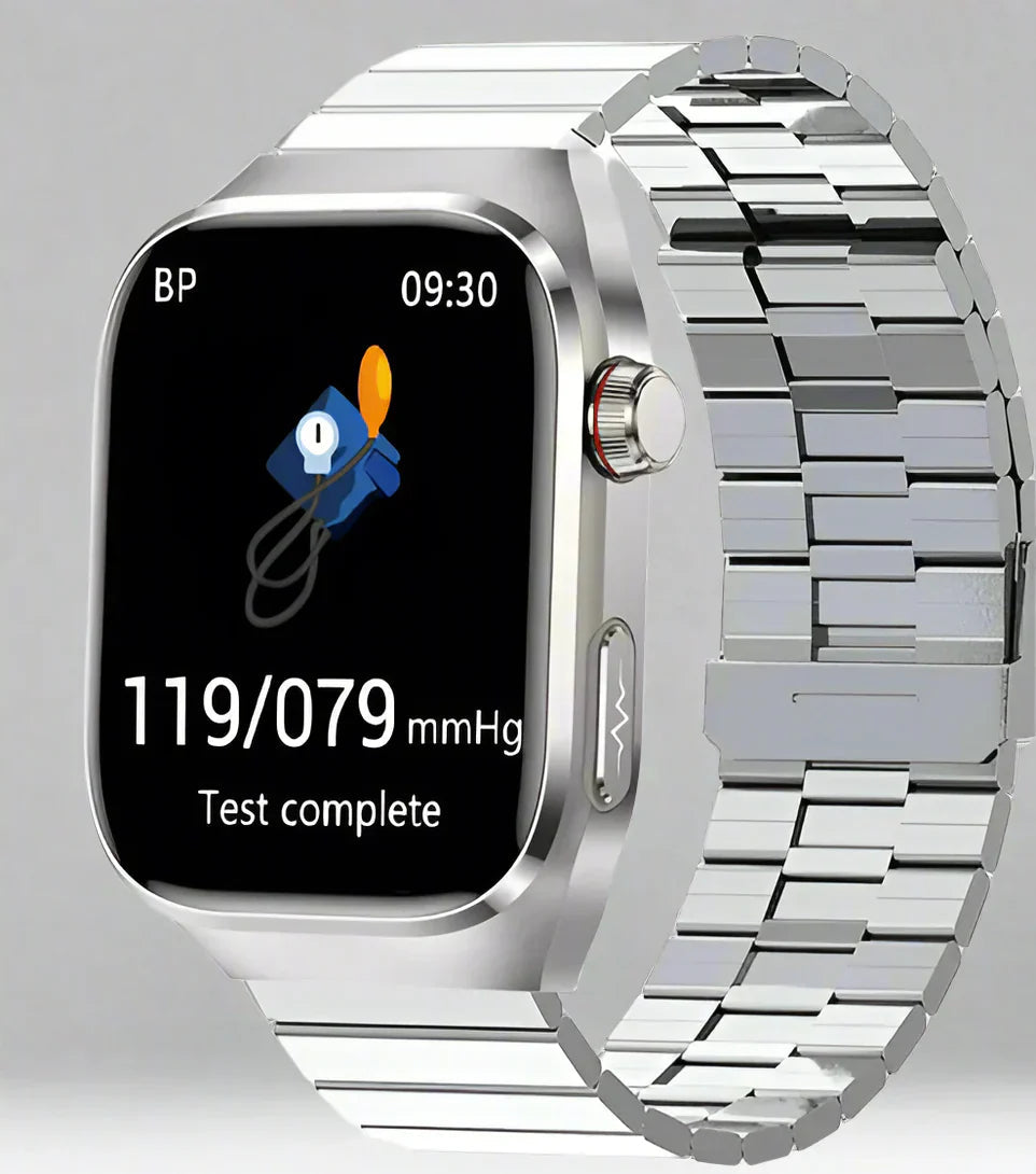Waterproof Smartwatch with ECG Health Tracker and AMOLED Display – Real-Time Heart Rate and Multi-Health Monitoring 8