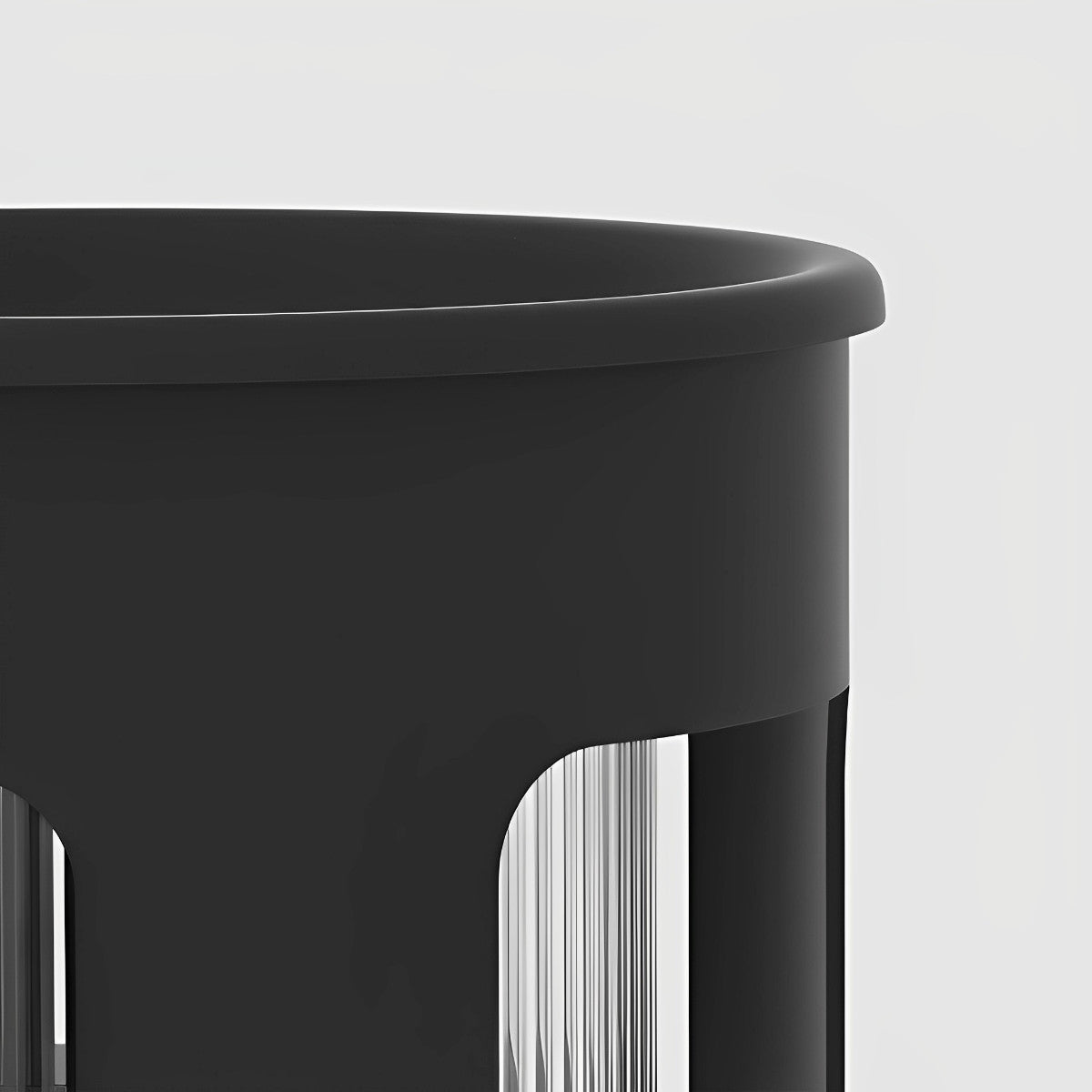 Cylinder Waterproof LED Black Modern SolarLight