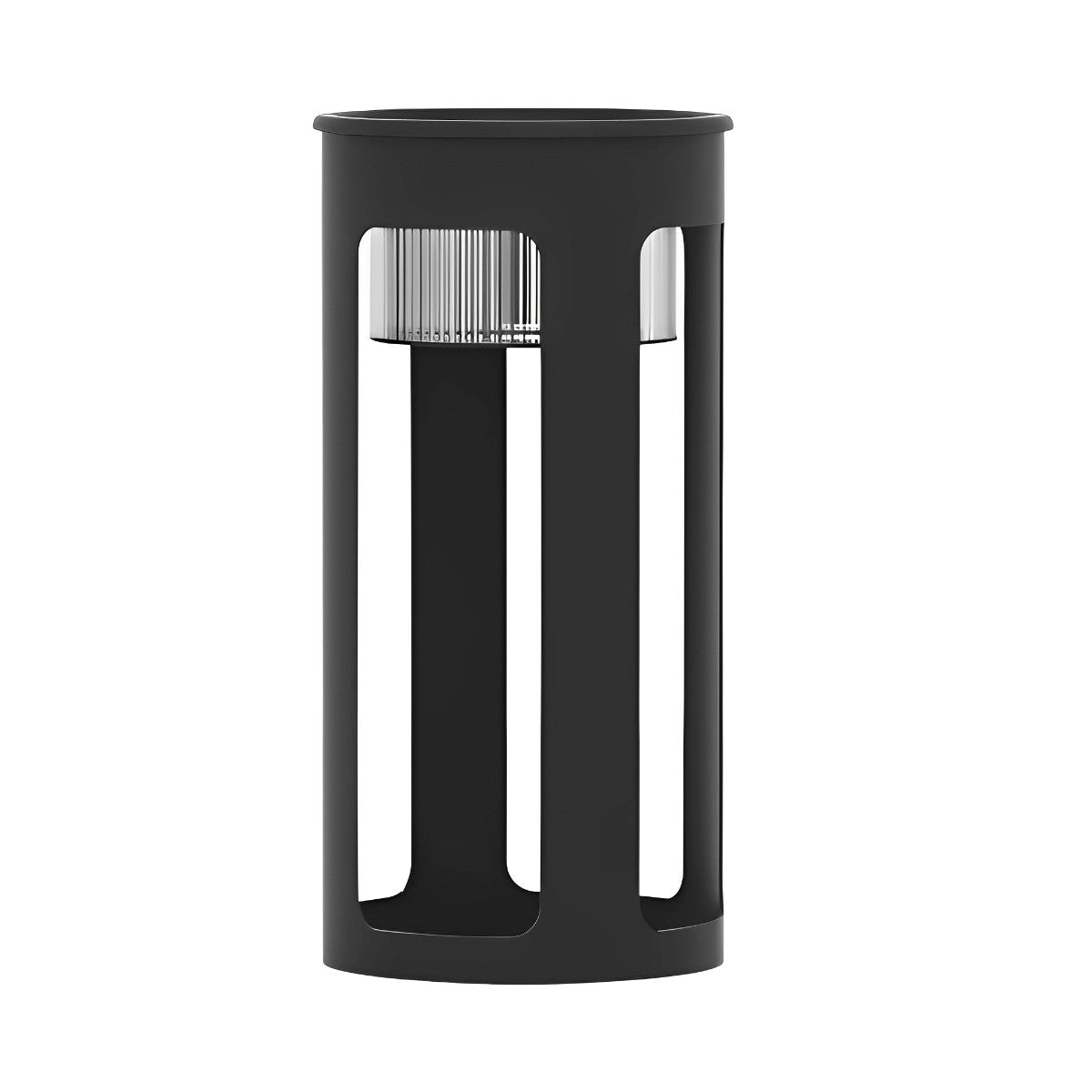 Cylinder Waterproof LED Black Modern SolarLight