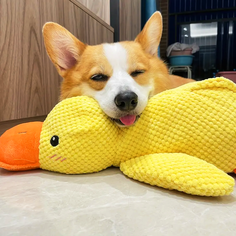 Dog Toy Plush Duck Mental Stimulation