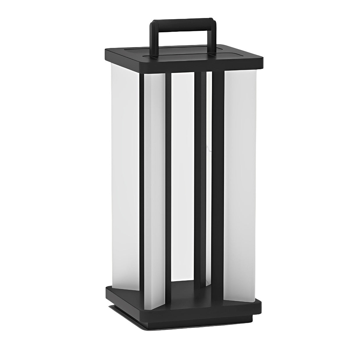 Portable Lantern Waterproof LED Black Modern Lawn Lights