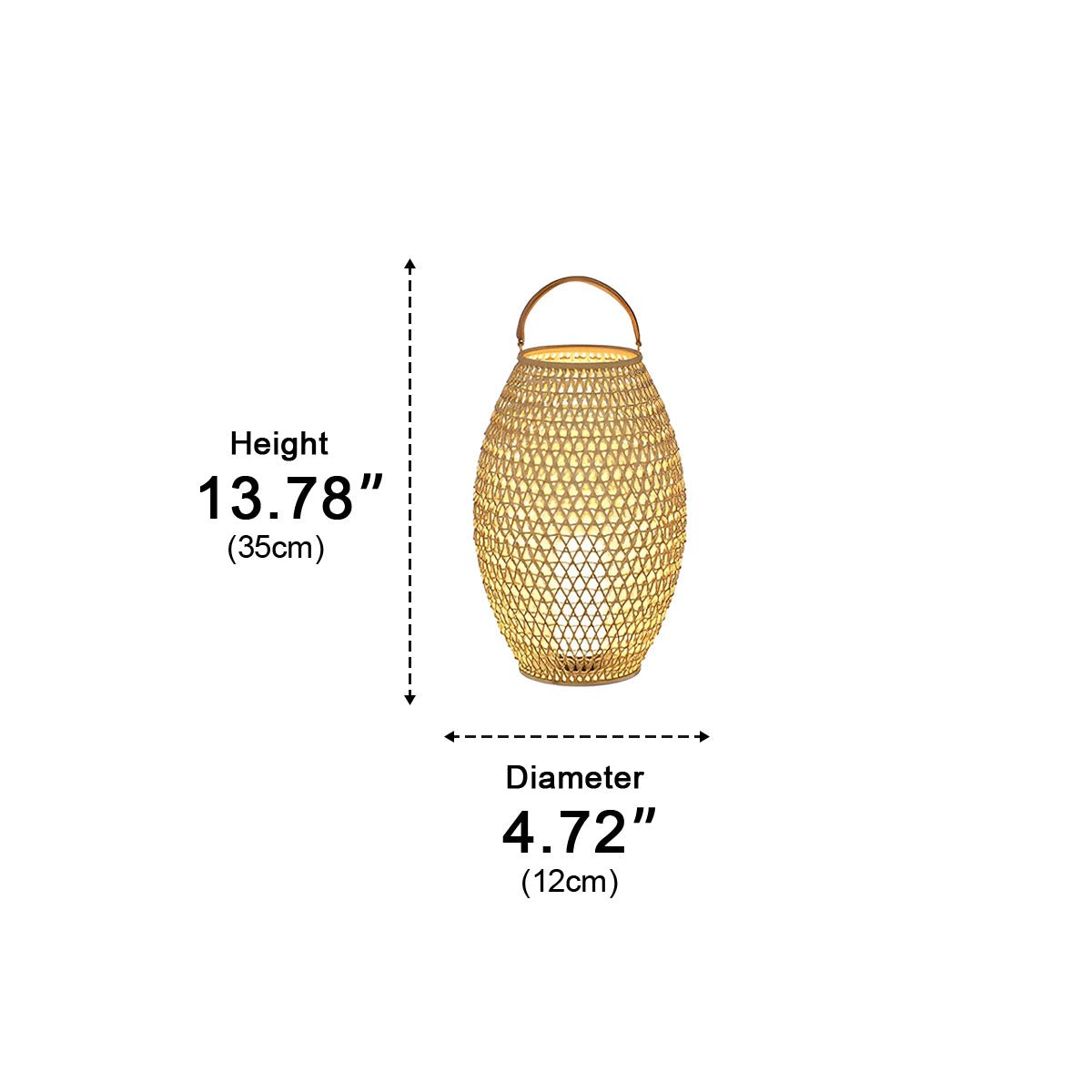 Portable Lanterns Shape Light Waterproof LED Modern Lawn Lamp