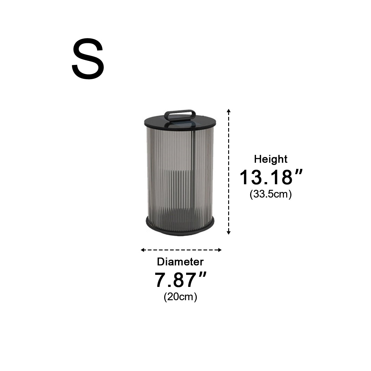 Striped Cylindrical Waterproof Portable Lanterns