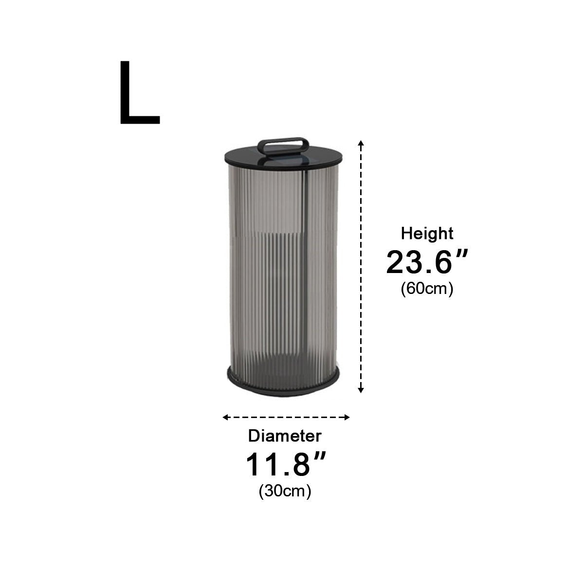 Striped Cylindrical Waterproof Portable Lanterns
