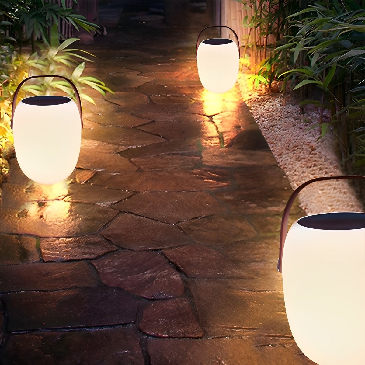 Waterproof Solar Outdoor LED Hanging Lantern Lights