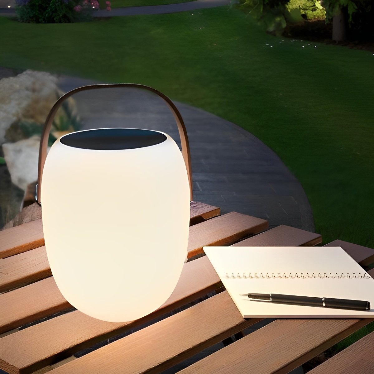 Waterproof Solar Outdoor LED Hanging Lantern Lights