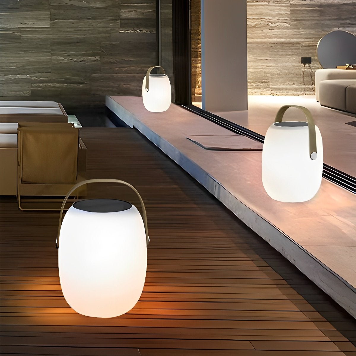 Waterproof Solar Outdoor LED Hanging Lantern Lights